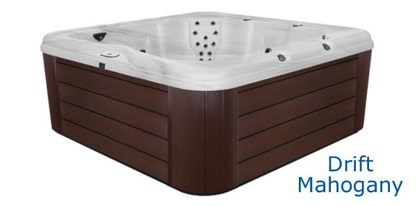 Nordic hot tub color combination drift mahogany