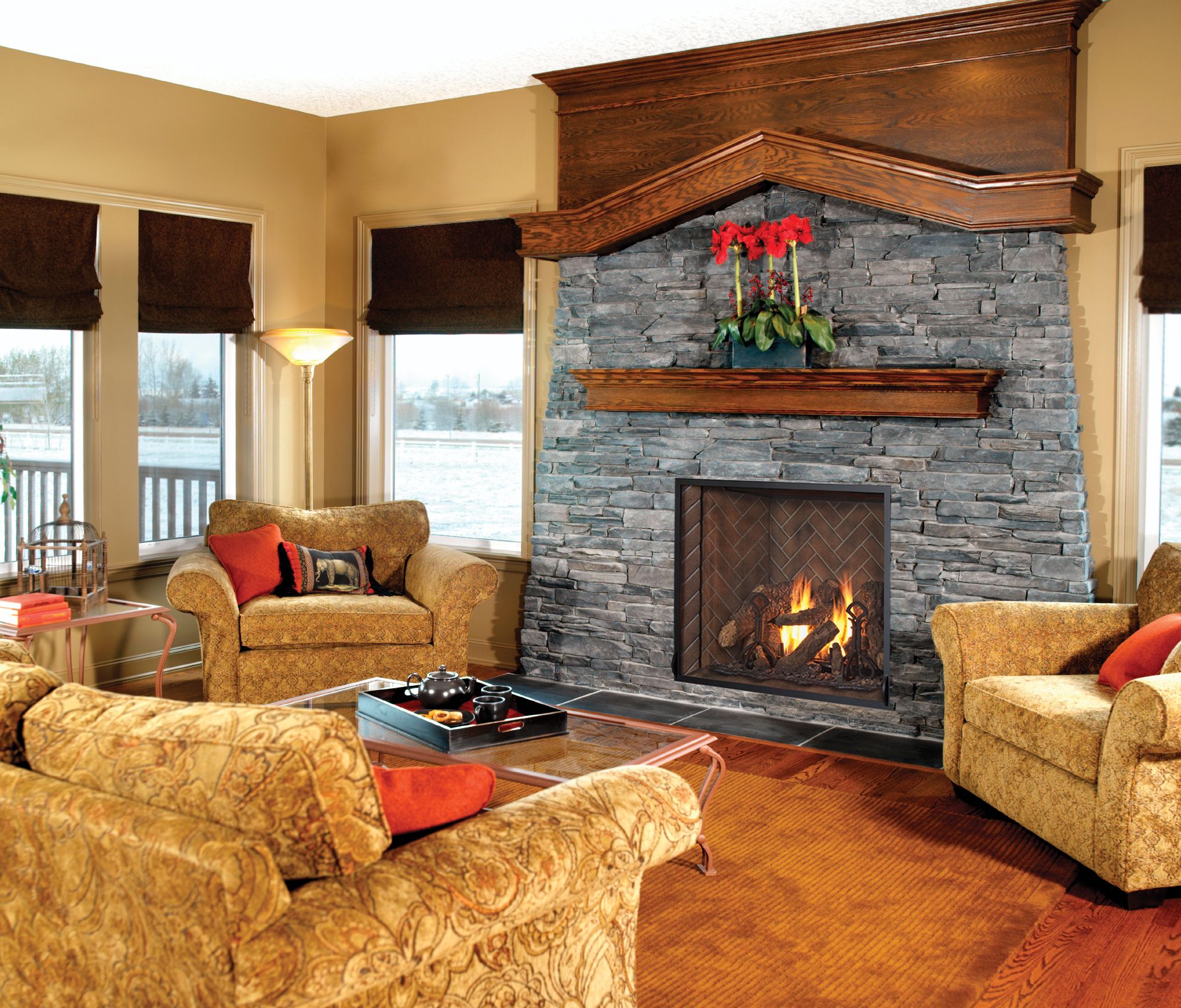 How a Fireplace Enhances the Look of a Room