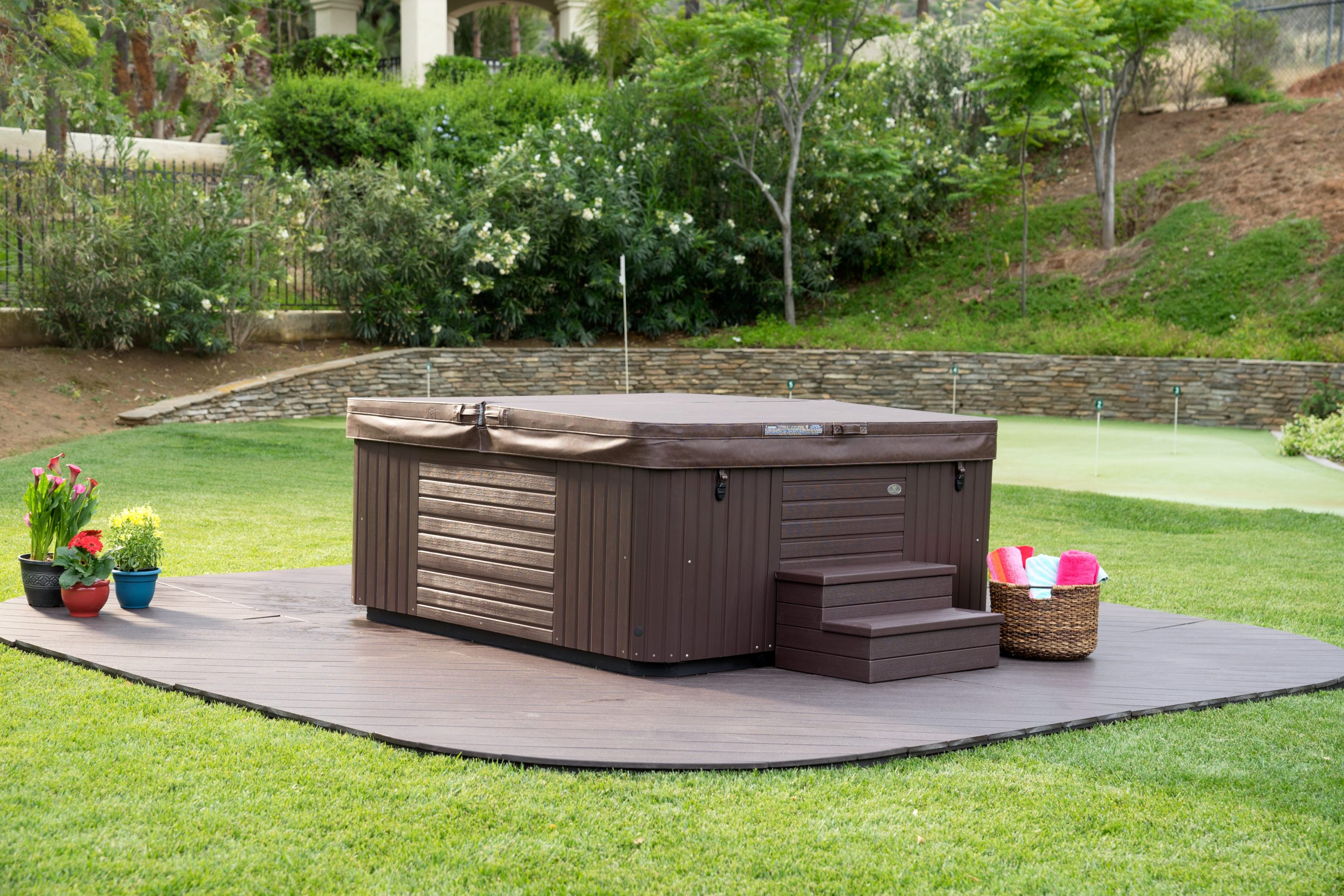 caldera hot tub cover