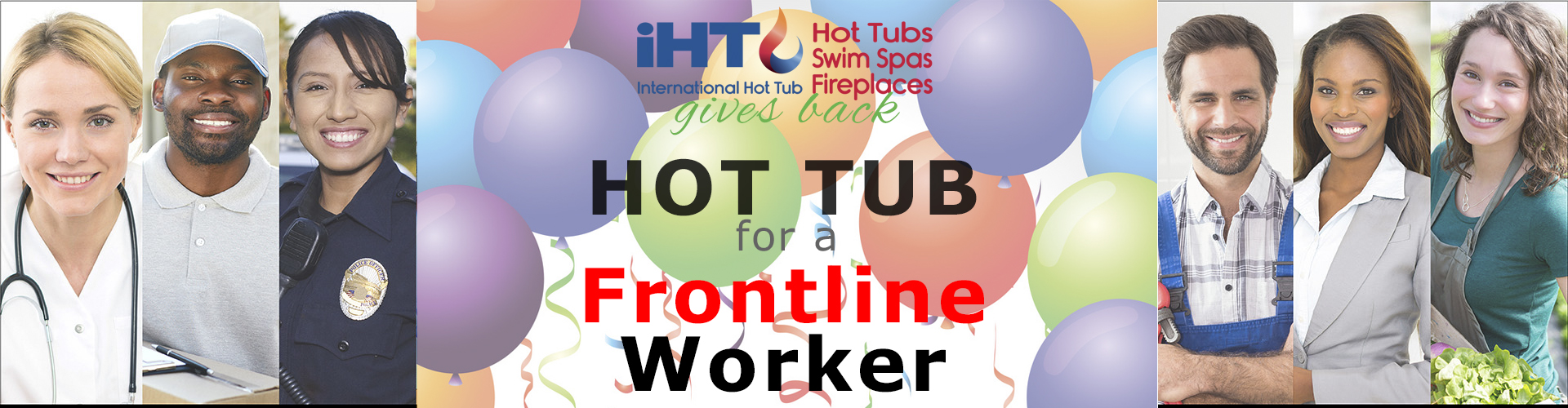Hot tub giveaway to Frontline Workders results