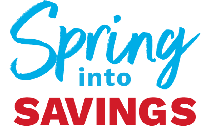 Spring Savings Sale