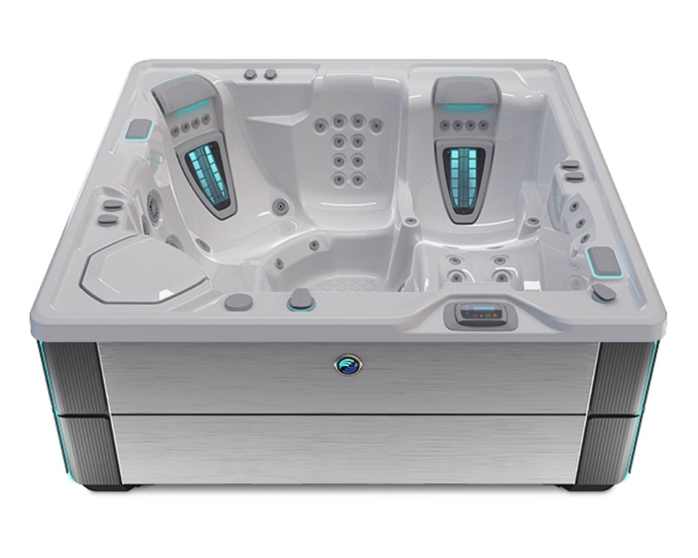 Brushed Nickel & Ice Gray