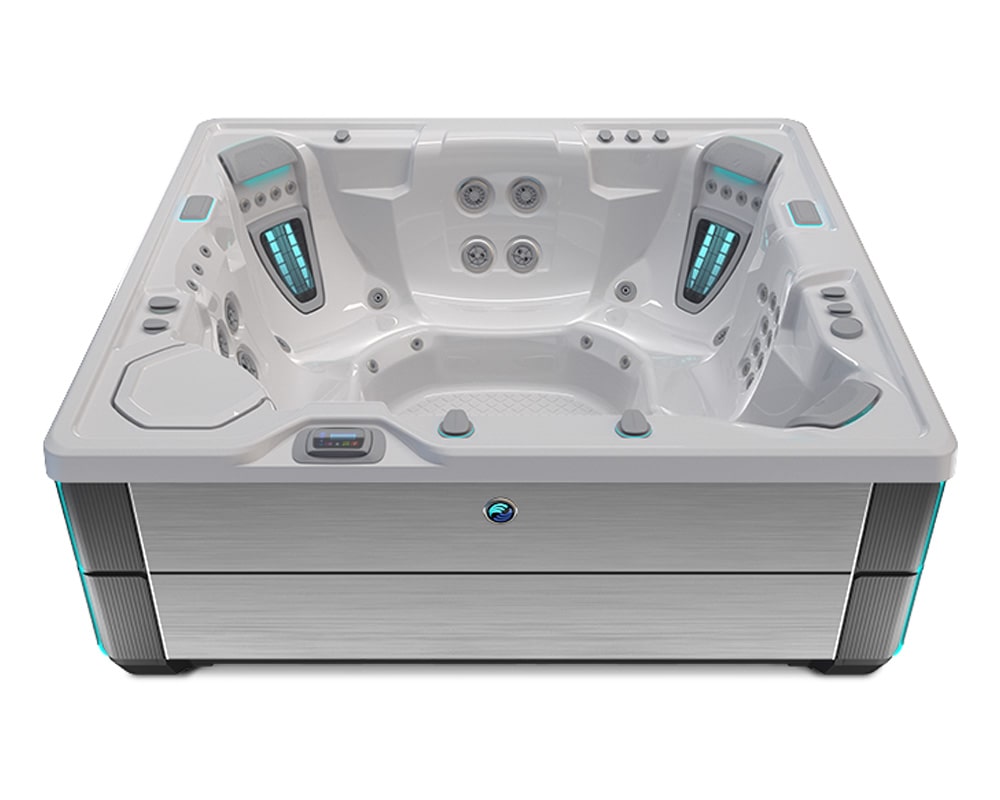 Brushed Nickel & Ice Gray